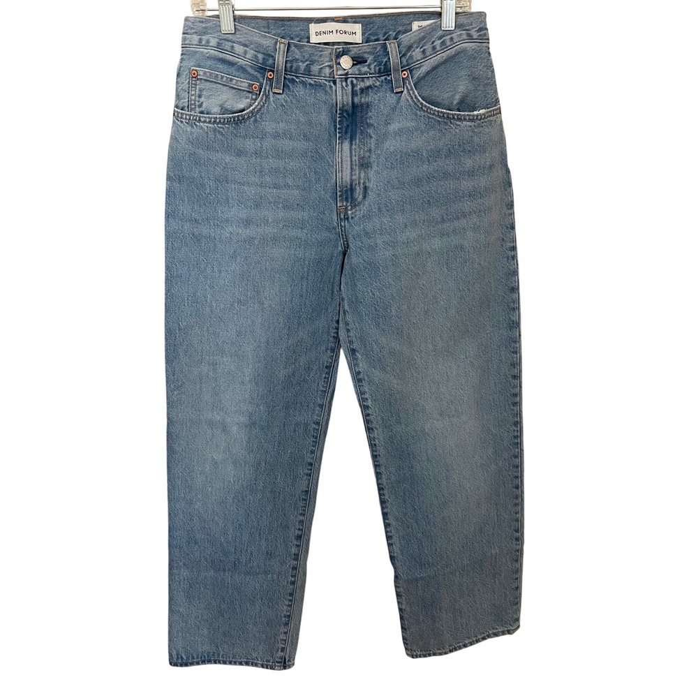 Aritzia Denim Forum The 90s Marlo Hi-Rise Baggy Jeans Light Wash Size 30
